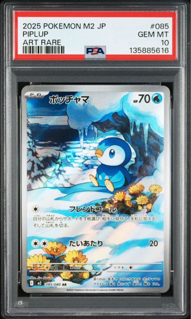 ポッチャマar プロモ　PSA10 連番