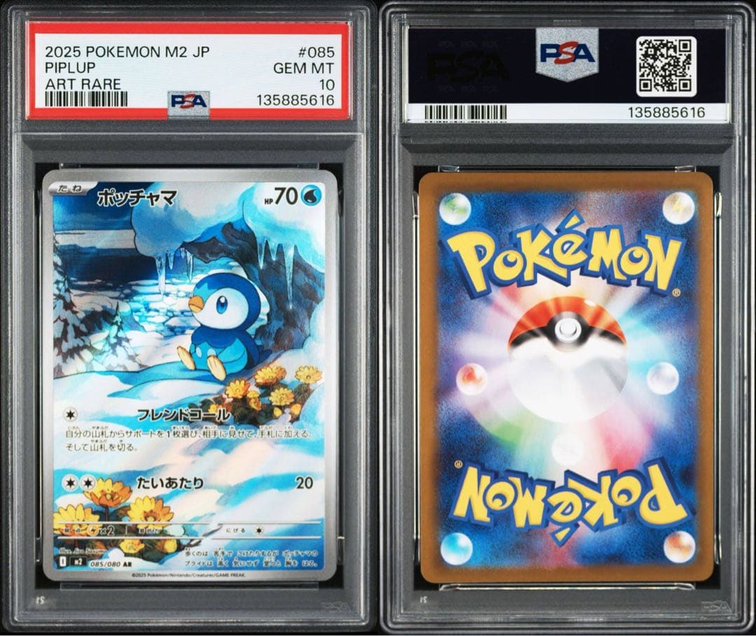 ポッチャマar プロモ　PSA10 連番
