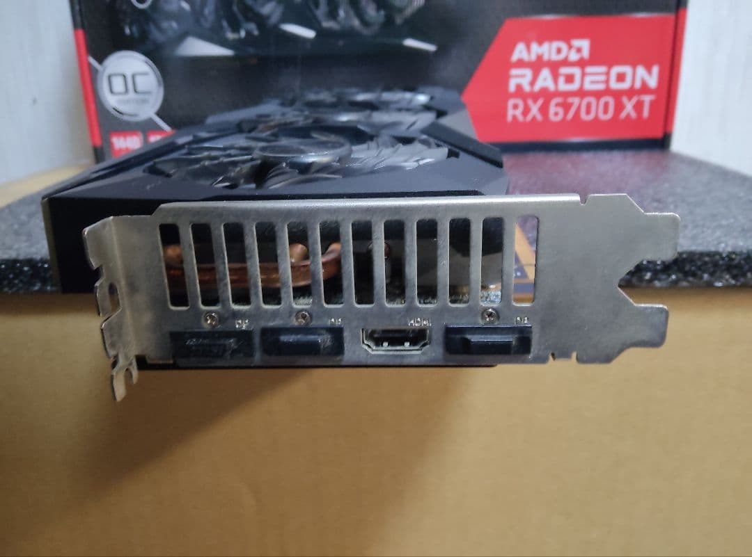 B550+Ryzen7 5700x+Rx6700x+モニタ+hz61動作確認済み