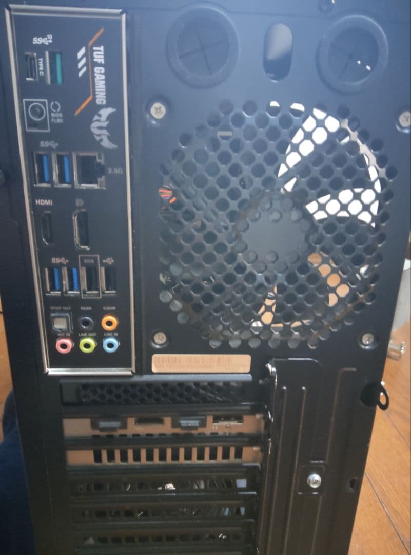 B550+Ryzen7 5700x+Rx6700x+モニタ+hz61動作確認済み