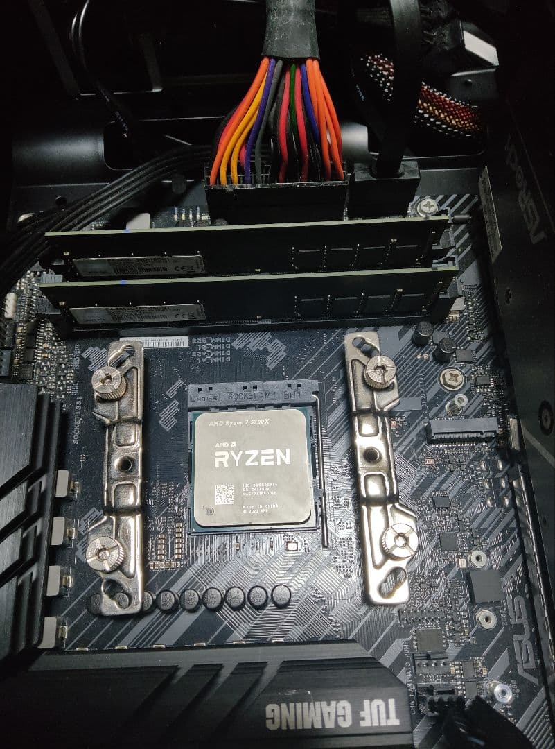 B550+Ryzen7 5700x+Rx6700x+モニタ+hz61動作確認済み