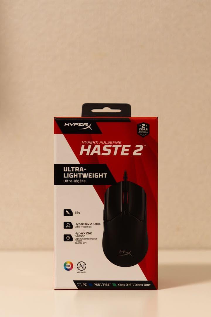 HYPERX PULSEFIRE HASTE2 、CLOUDⅢ WIRELESS