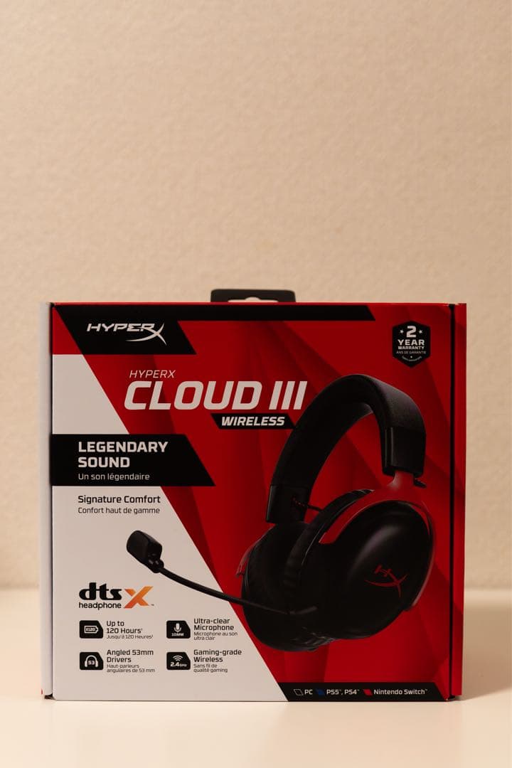 HYPERX PULSEFIRE HASTE2 、CLOUDⅢ WIRELESS