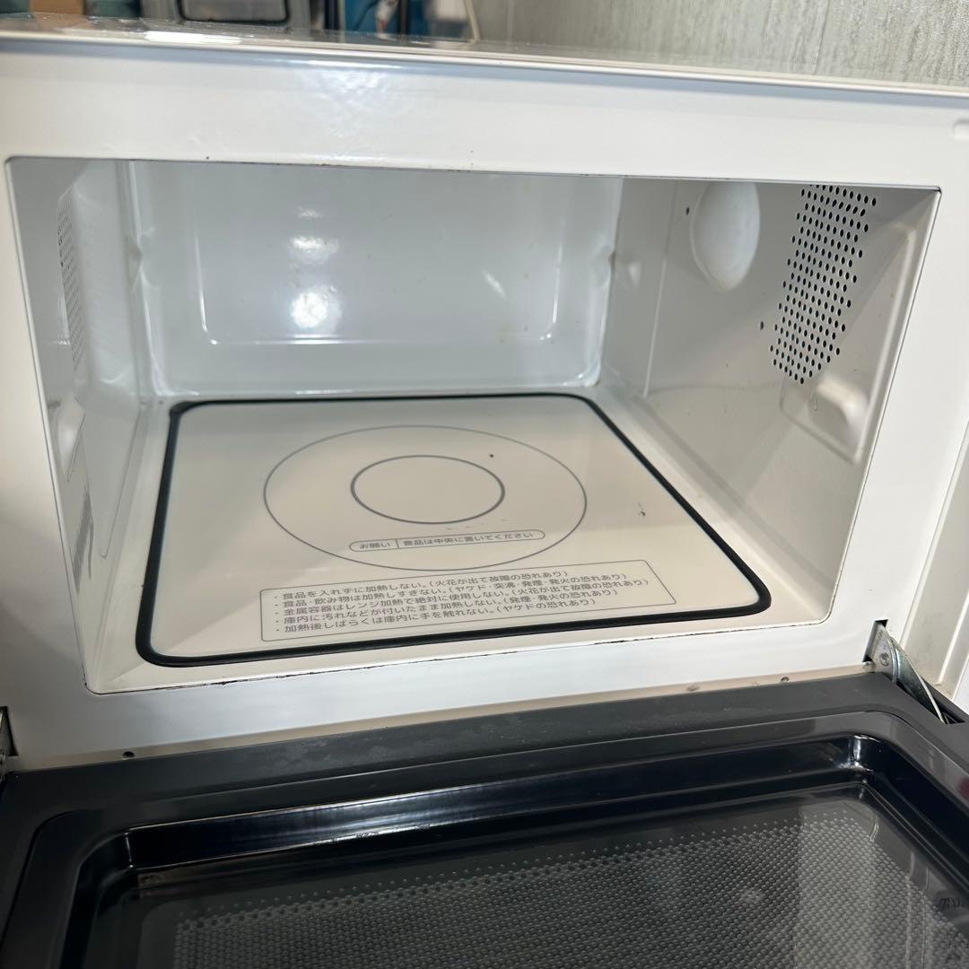 美品 電響社 電子レンジ 18L フラット AFR-G18H 19年製