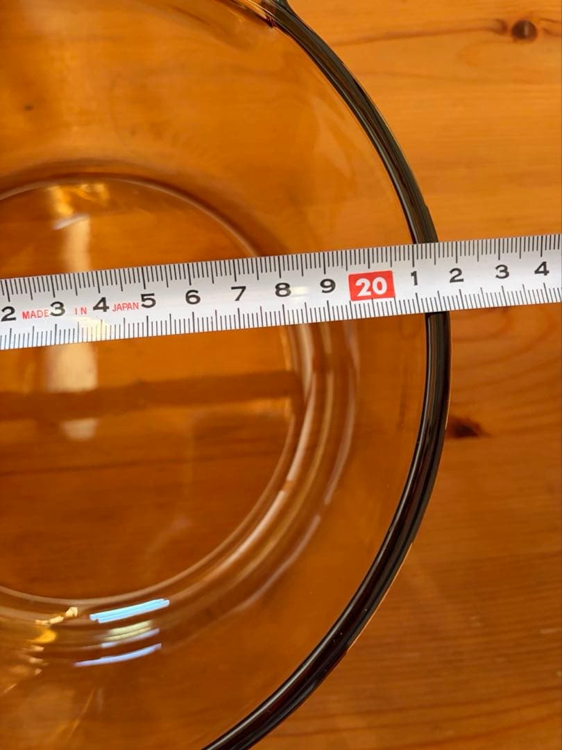 【新品未使用】フランス製ビジョン 両手鍋耐熱ガラス 大容量2.25Lビンテージ