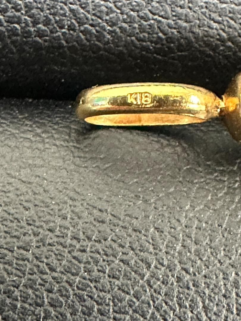 K18 18金 　純金の金貨用 ペンダントトップ 枠 約2.2グラム