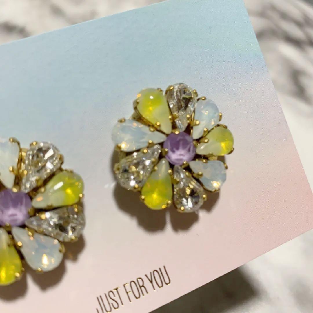 年度末セール！stella ステラ　ヴィンテージスワロフスキーピアス