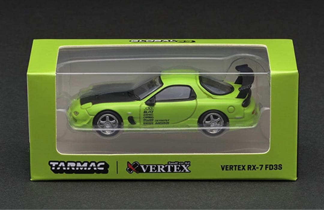 ミニカー TARMAC WORKS 1/64 VERTEX RX-7 FD3S
