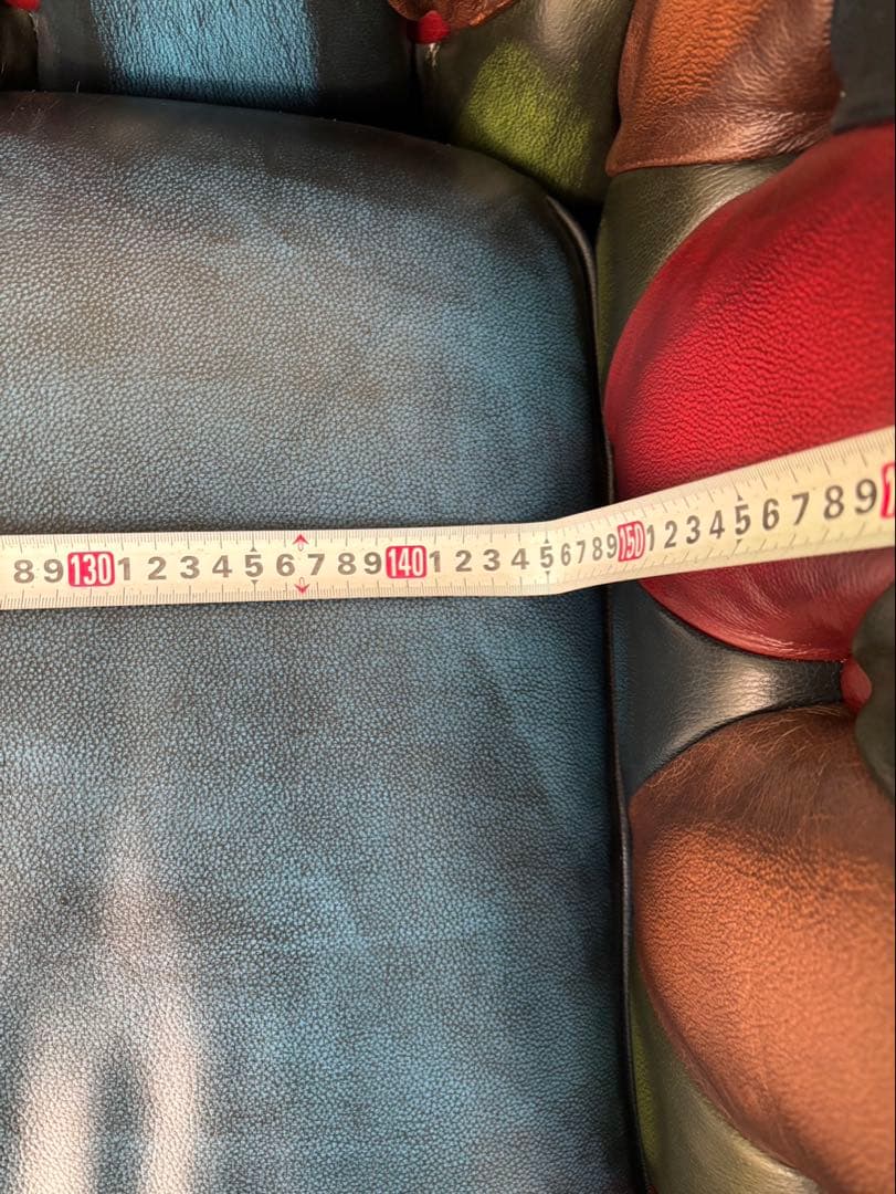 美品 総革張 3人掛けソファー 定価766,700円 アンティーク