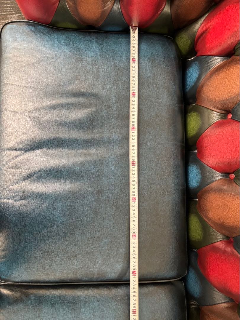 美品 総革張 3人掛けソファー 定価766,700円 アンティーク