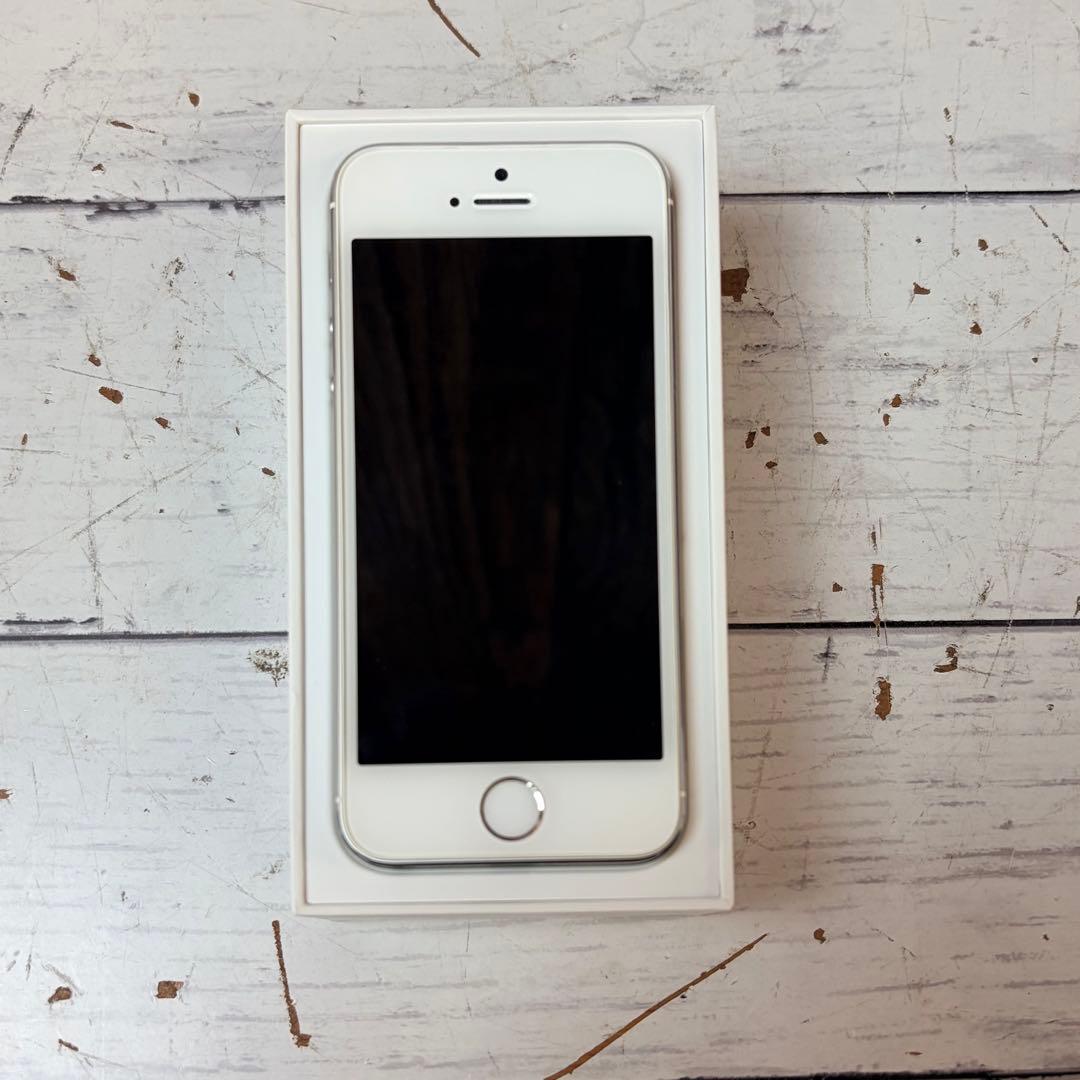 iPhone 5s 64GB シルバー 本体のみ 箱付
