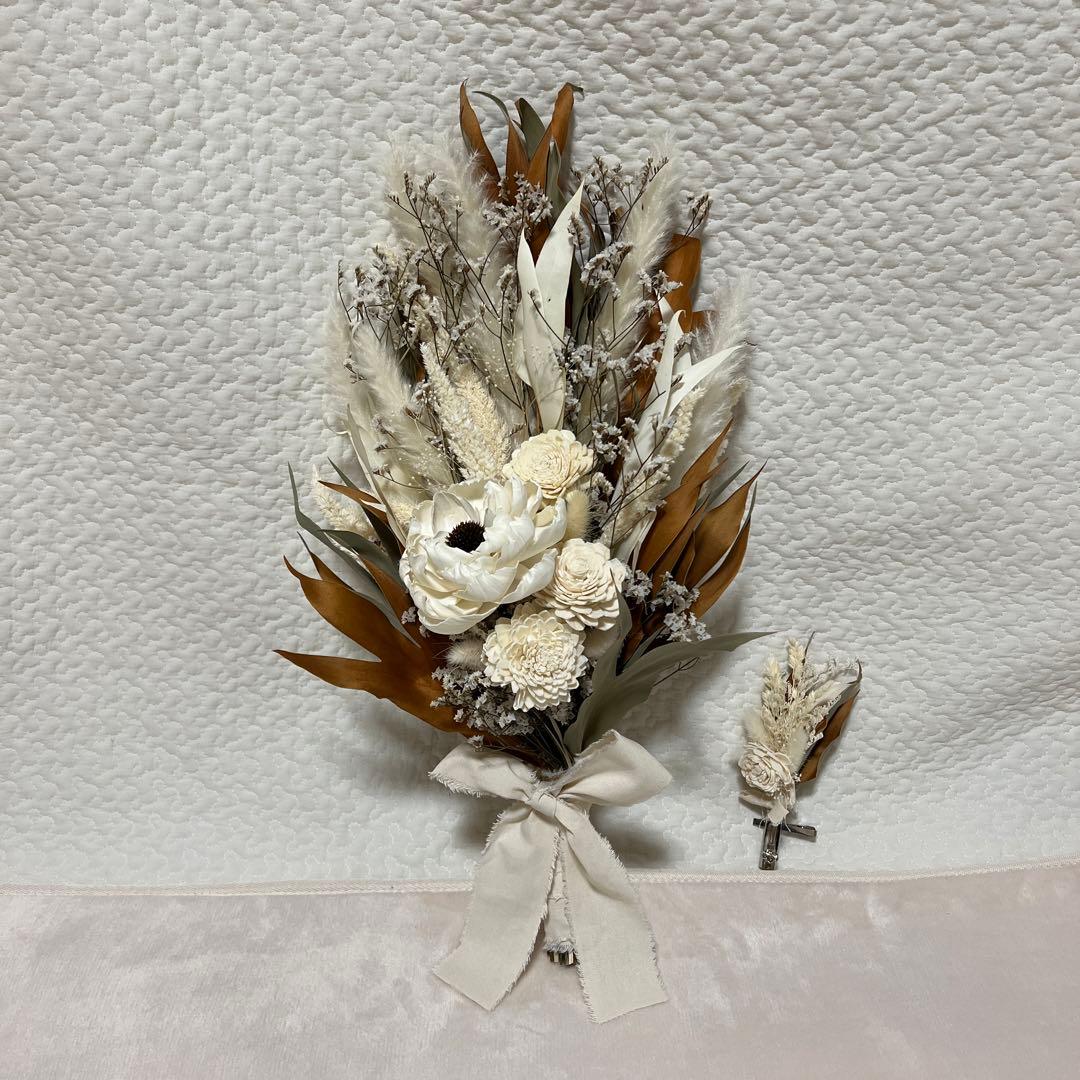 ドライフラワーブーケ ブライダルブーケ