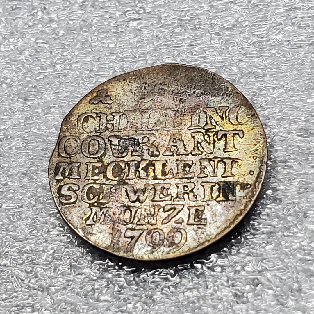 3112.　銀貨　1799年　ドイツ　ドイツ国家　メクレンブルク　ターラー銀貨