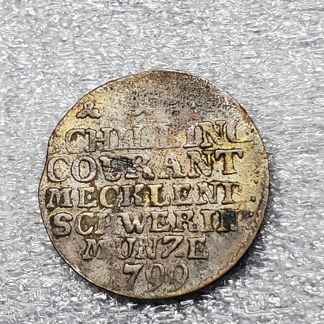 3112.　銀貨　1799年　ドイツ　ドイツ国家　メクレンブルク　ターラー銀貨