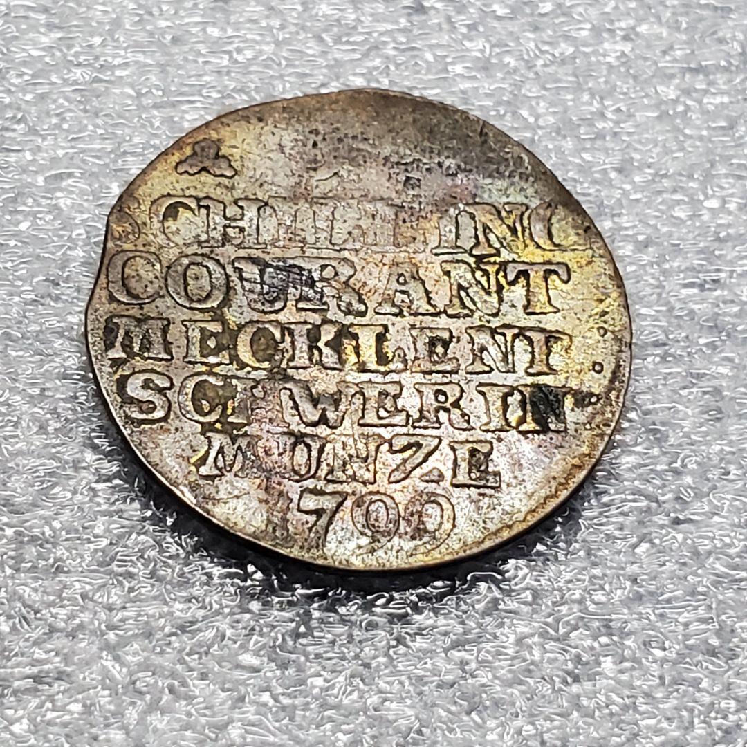 3112.　銀貨　1799年　ドイツ　ドイツ国家　メクレンブルク　ターラー銀貨