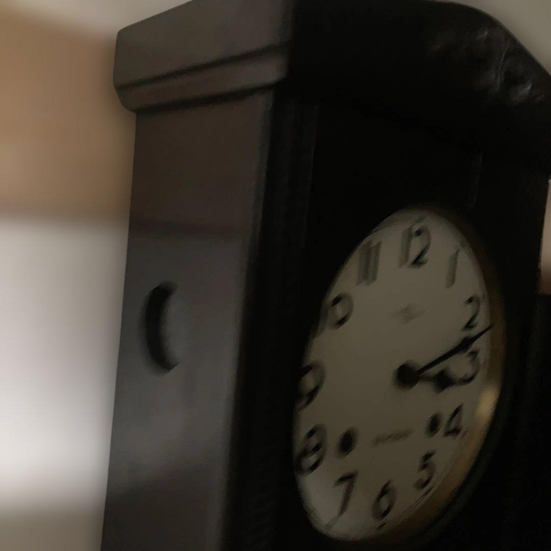 修復品 精工舎 8日巻 宮型柱時計　稼働中 廉売なので値引不可