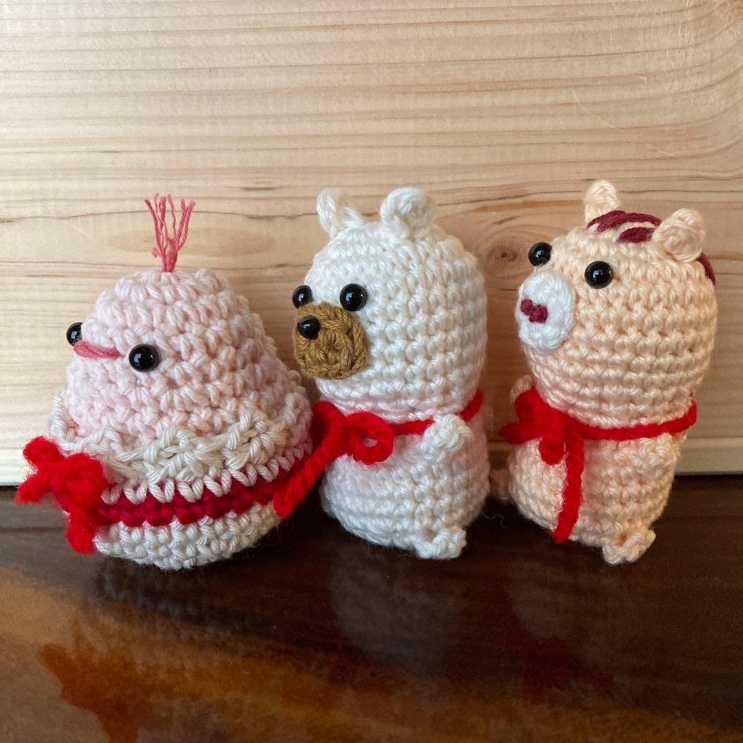 干支　十二支　編みぐるみ　ハンドメイド＊コンパクト便＊