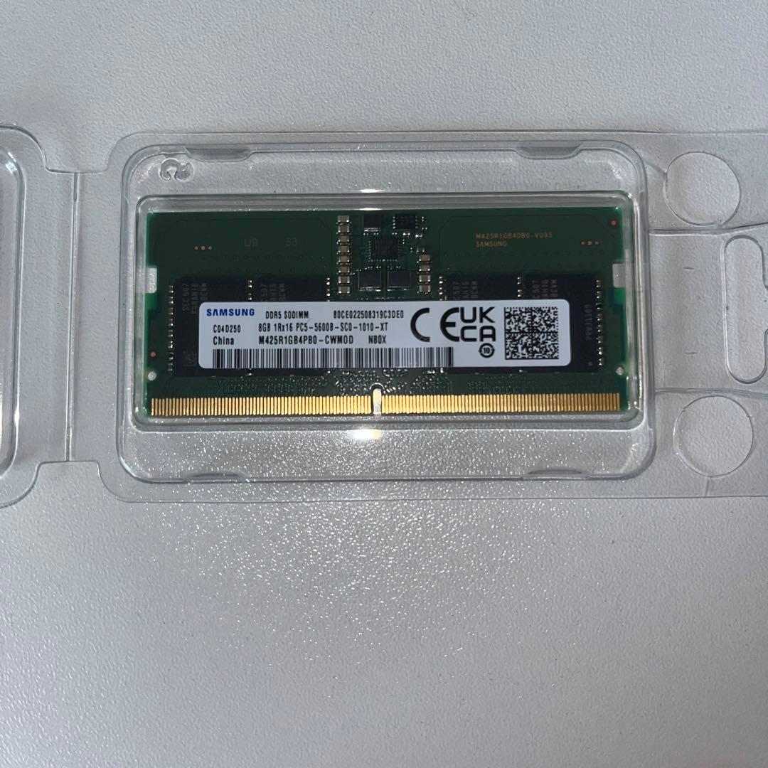SAMSUNG DDR5 SODIMM 16GB(8GB×2枚) 5600MHz