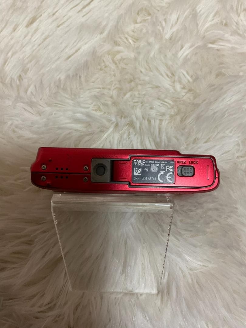 【動作確認済】CASIO EX-Z450 デジタルカメラ レッド 赤