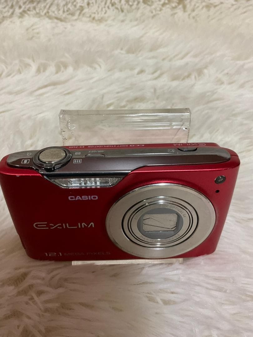 【動作確認済】CASIO EX-Z450 デジタルカメラ レッド 赤