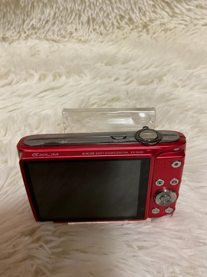 【動作確認済】CASIO EX-Z450 デジタルカメラ レッド 赤