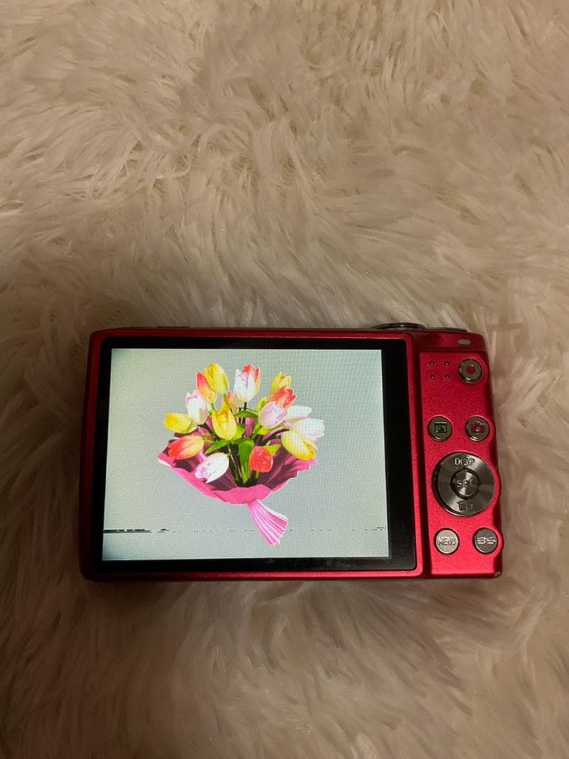 【動作確認済】CASIO EX-Z450 デジタルカメラ レッド 赤