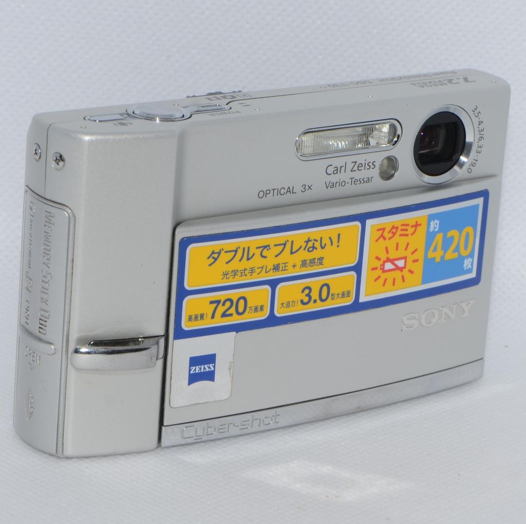 【良品】SONY Cyber-shot DSC-T30 シルバー (動作確認済)