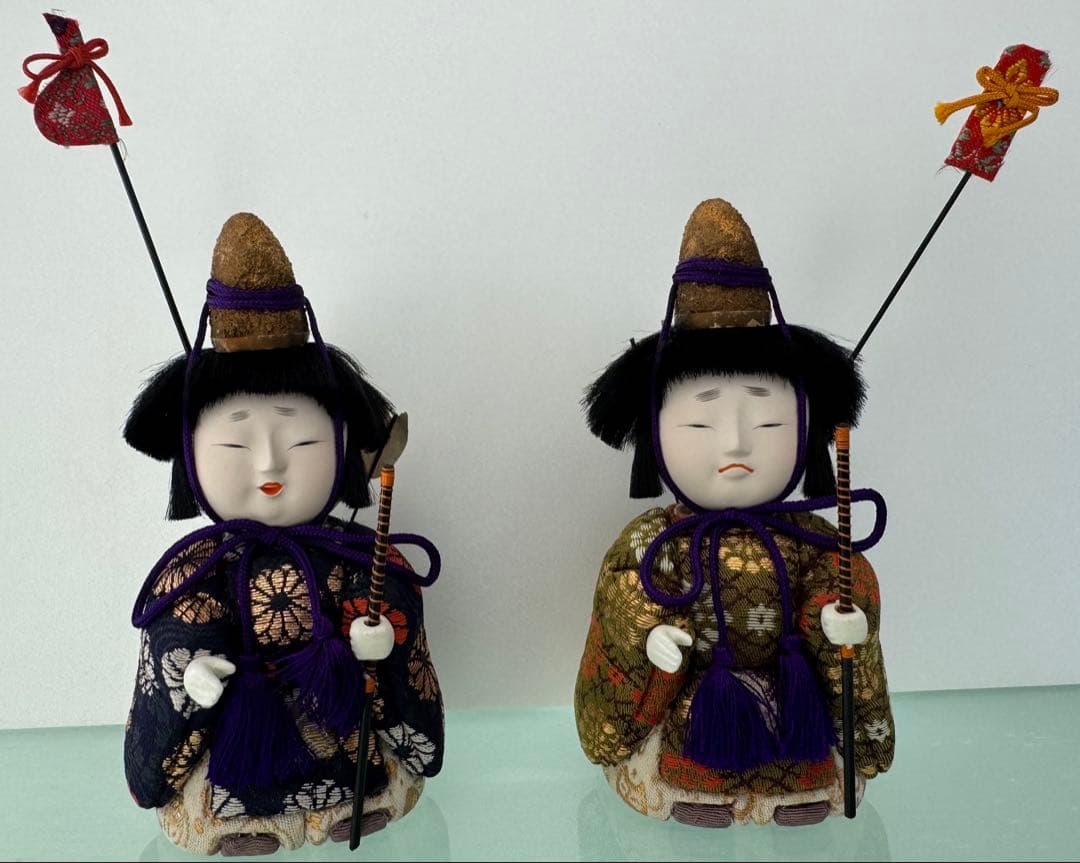 アンティーク雛人形セット (15体)