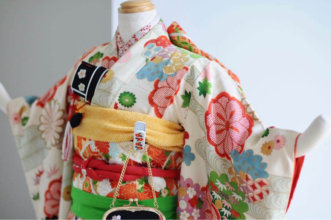 七五三 アンティーク 正絹 フルセット