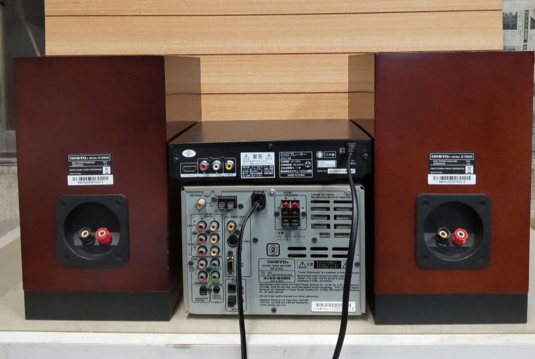 リペア済 DVD/CD/USB/ワイドFM/AM/AUX ONKYO フルセット
