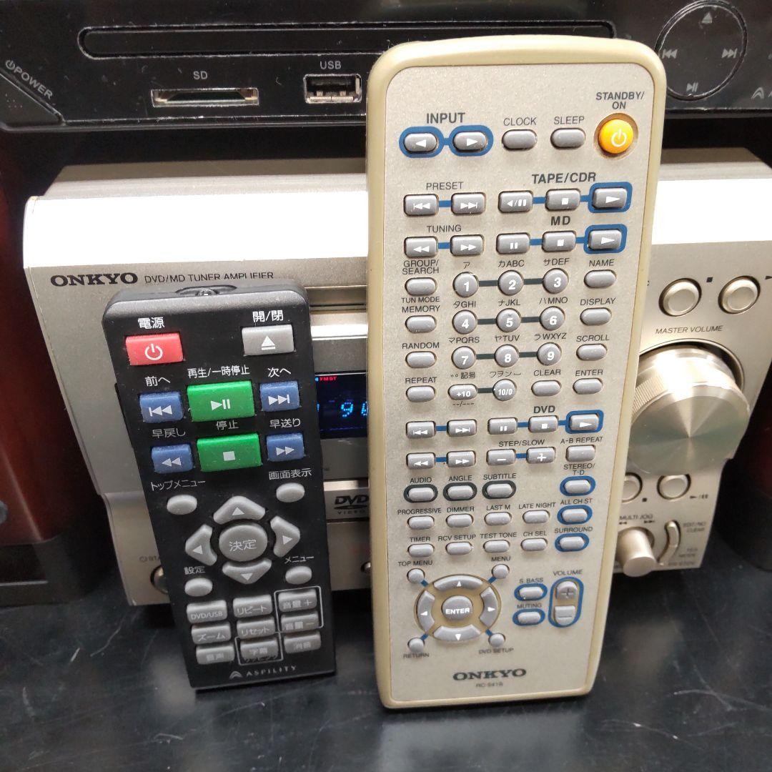 リペア済 DVD/CD/USB/ワイドFM/AM/AUX ONKYO フルセット