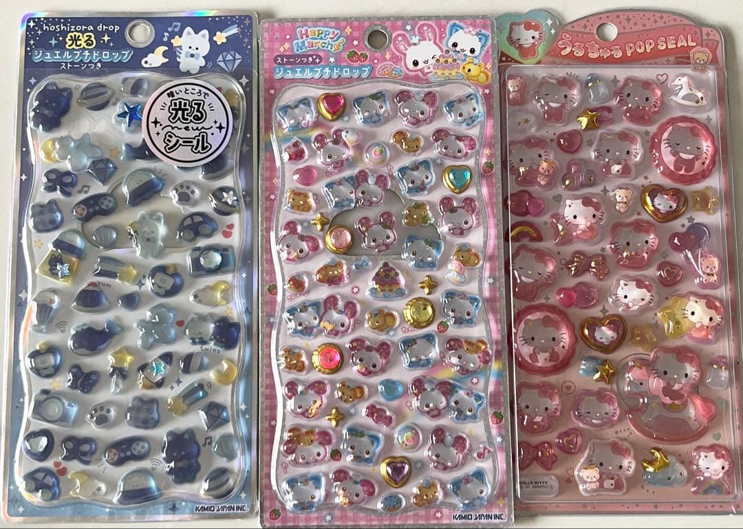 シールまとめ売り　うるちゅる　ピカプニ　プチドロップ　サンリオすみっこ