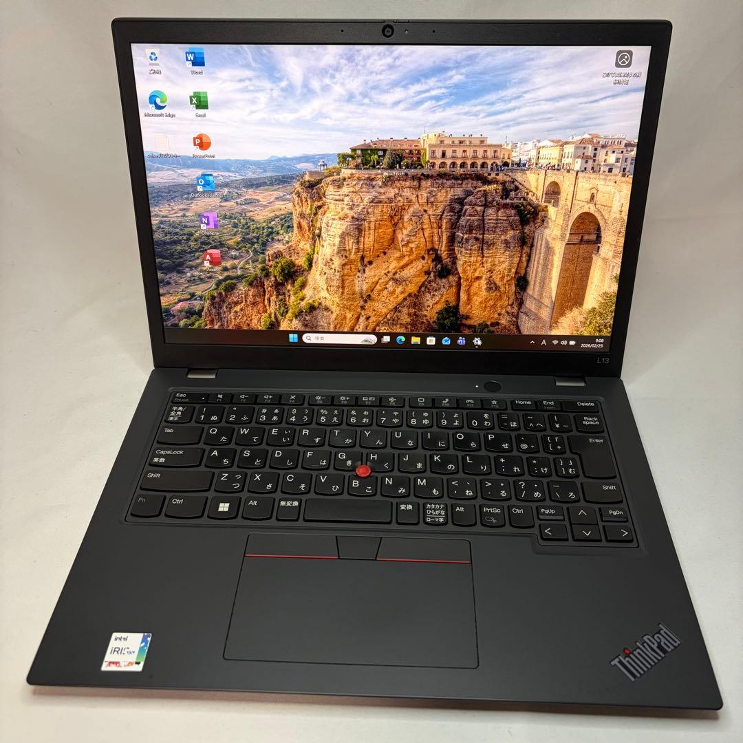 美品 ThinkPad L13 12世代 i7 16GB 512GB オフィス