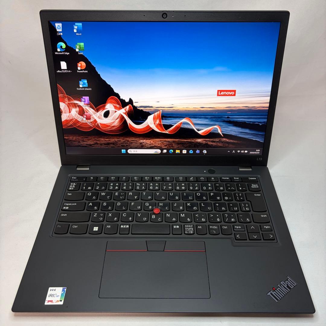 美品 ThinkPad L13 12世代 i7 16GB 512GB オフィス
