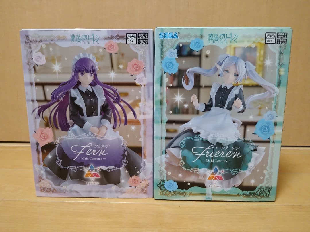 葬送のフリーレン　フリーレン・フェルンフィギュア　メイド服　眠り