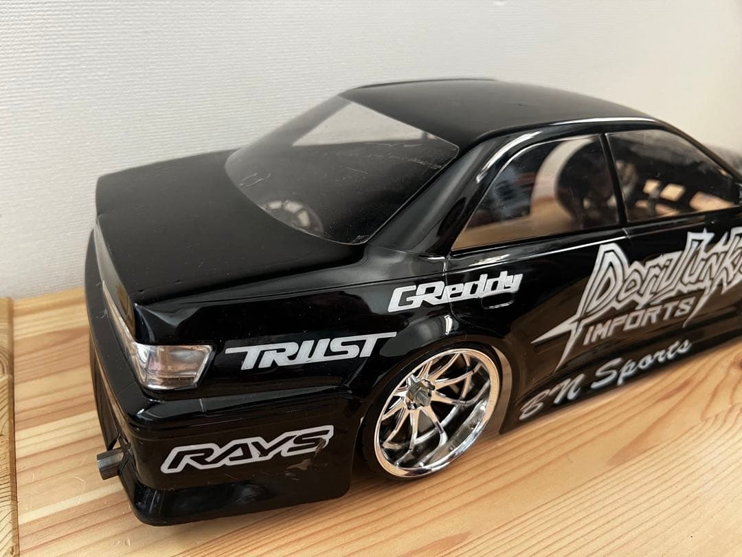 ドリフトカー ブラック カーボン調　マークII