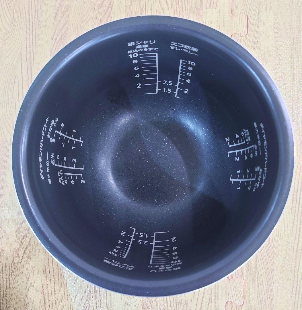 内釜のみ　パナソニック　ダイヤモンド銅コート厚釜　一升炊