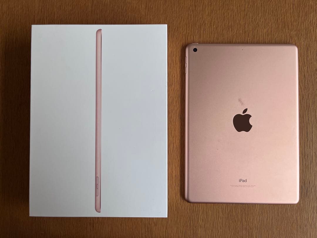 iPad 第6世代 32GB Wi-Fi ゴールド 外箱・充電器・ペンシル付