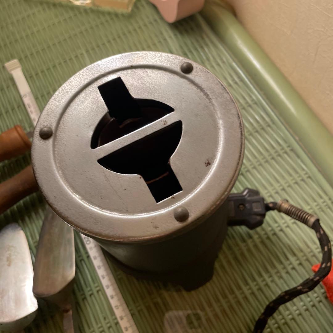 ハタミシン 自動電化鏝 コテ 電気裁縫鏝 昭和レトロ アイロン　4本