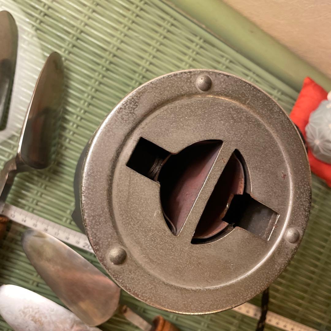 ハタミシン 自動電化鏝 コテ 電気裁縫鏝 昭和レトロ アイロン　4本