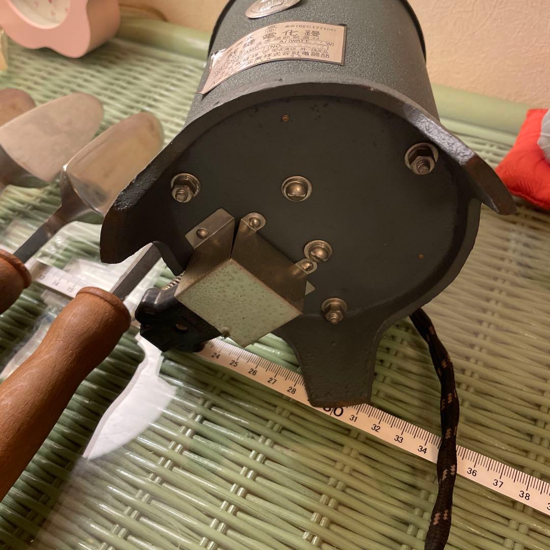 ハタミシン 自動電化鏝 コテ 電気裁縫鏝 昭和レトロ アイロン　4本