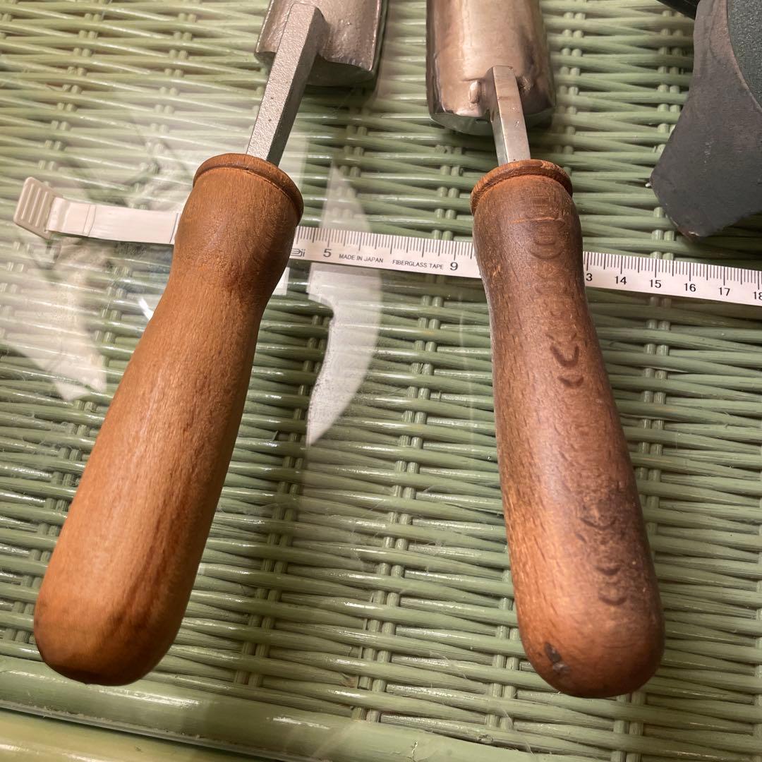 ハタミシン 自動電化鏝 コテ 電気裁縫鏝 昭和レトロ アイロン　4本