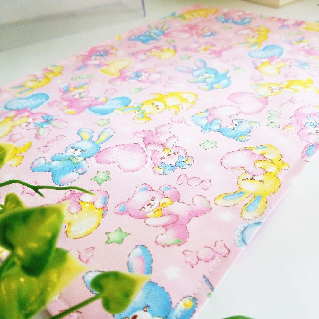 ゆめかわ ☆うさぎさん ランチョンマット コップ袋 お弁当袋 ハンドメイド