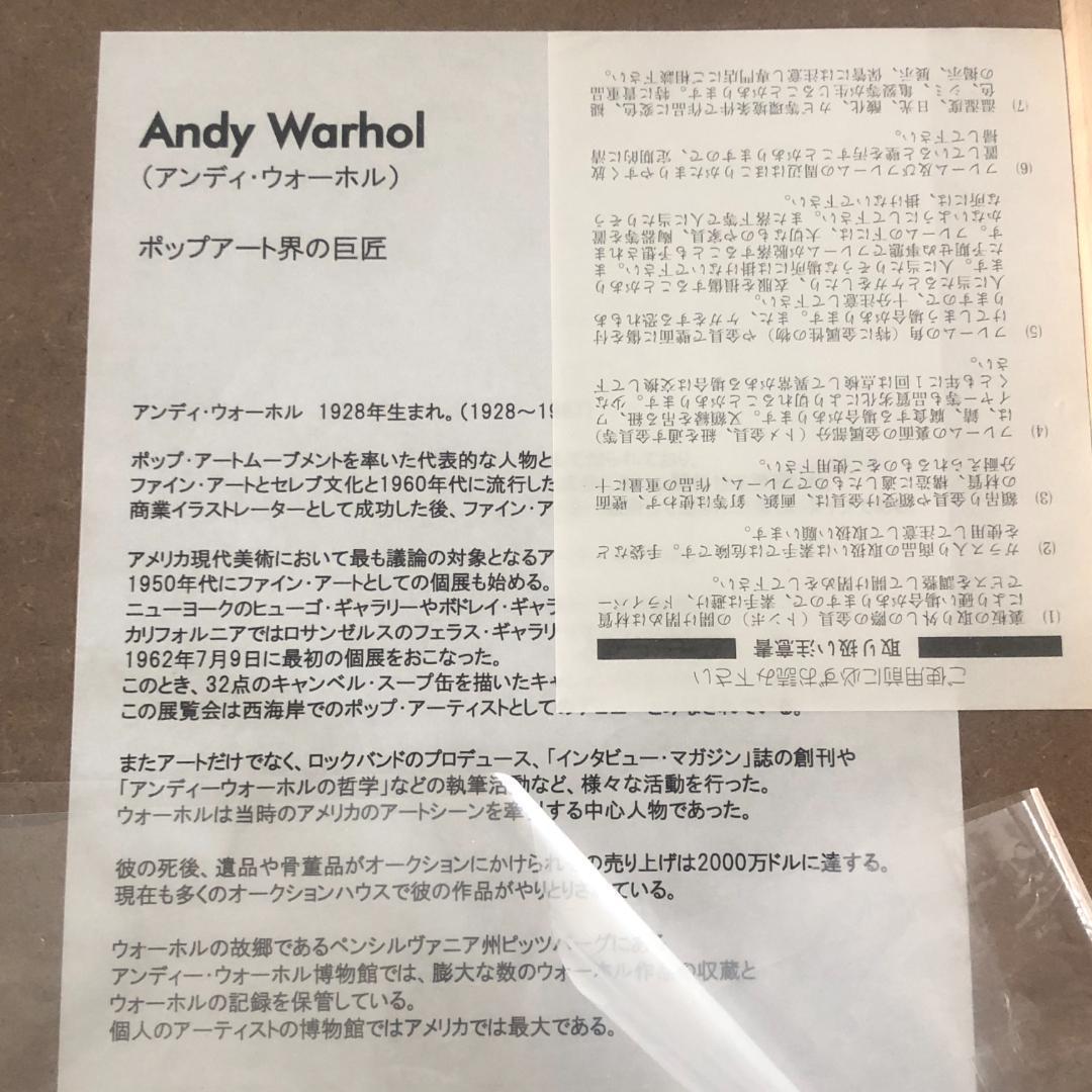絵画　アンディ・ウォーホル　額付き　デイジー　新品　ポップアート　額装　名画