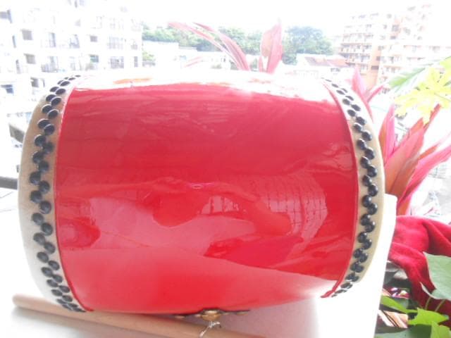 ☆限定未使用(送料無料)14.980円Nエイサー小太鼓24cm*31cm 撥付