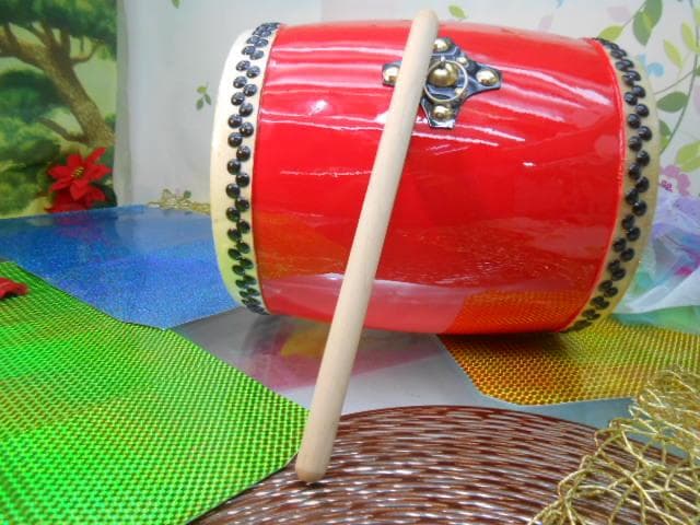 ☆限定未使用(送料無料)14.980円Nエイサー小太鼓24cm*31cm 撥付