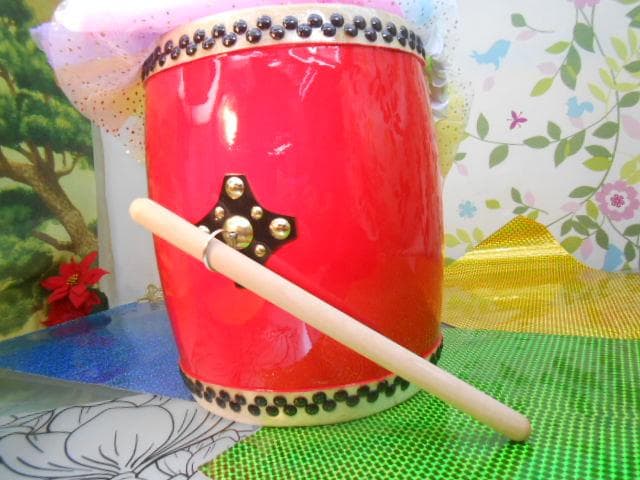 ☆限定未使用(送料無料)14.980円Nエイサー小太鼓24cm*31cm 撥付