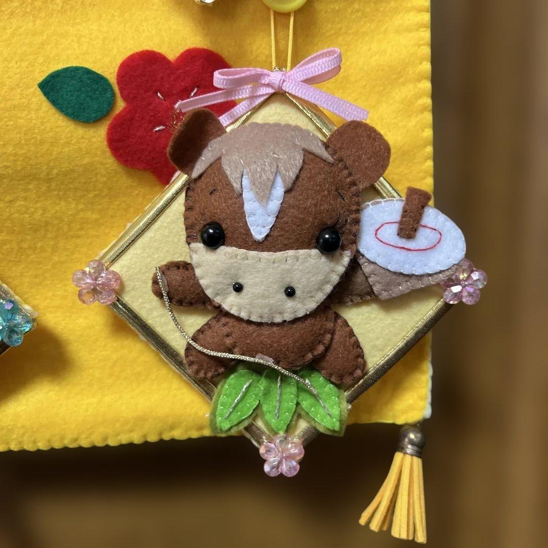 十二干支壁飾り⭐︎モチーフのフェルト製飾り⭐︎新品