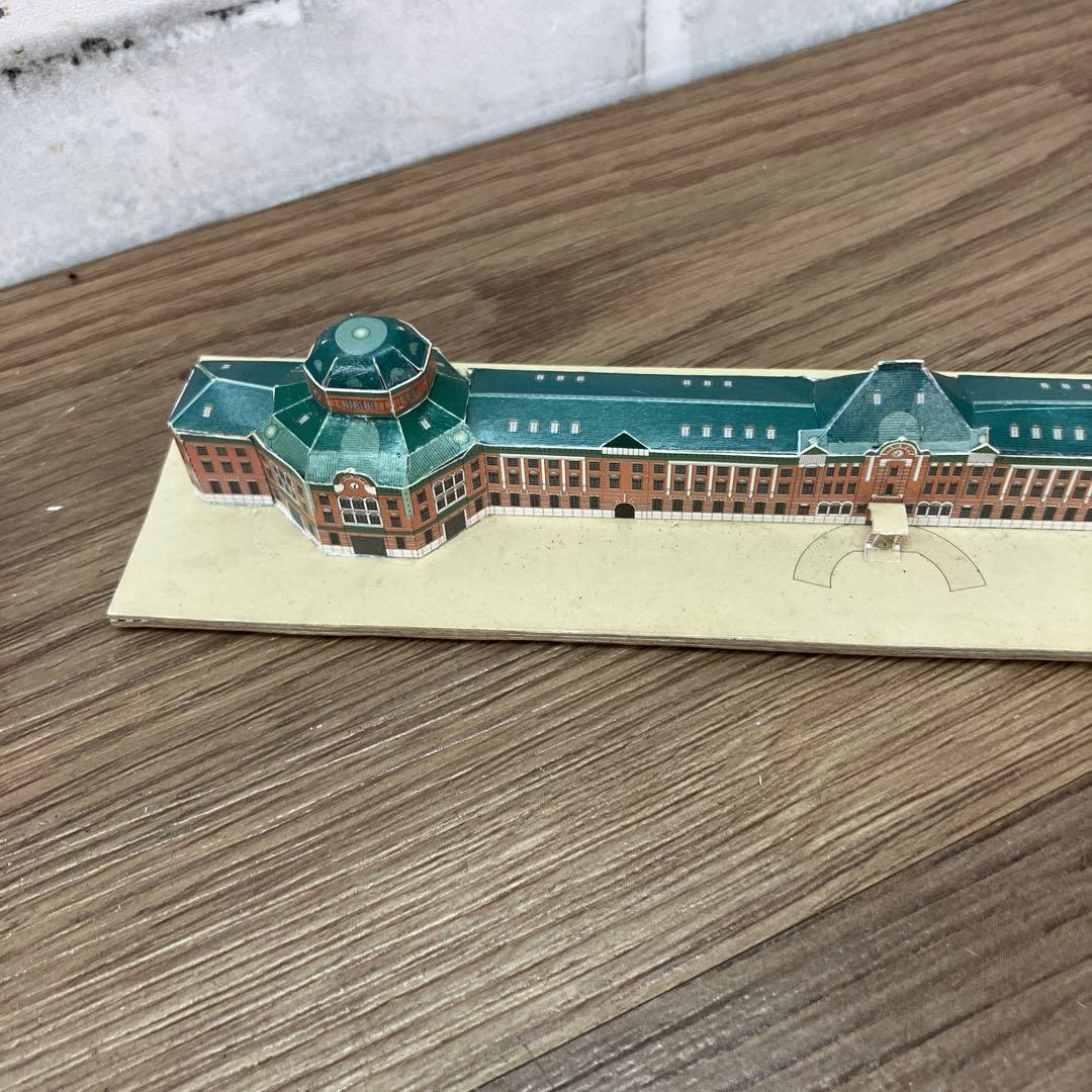 3F ペーパーモデル ミニ 完成品 日本の名所 建物 乗り物 8点セット 置物