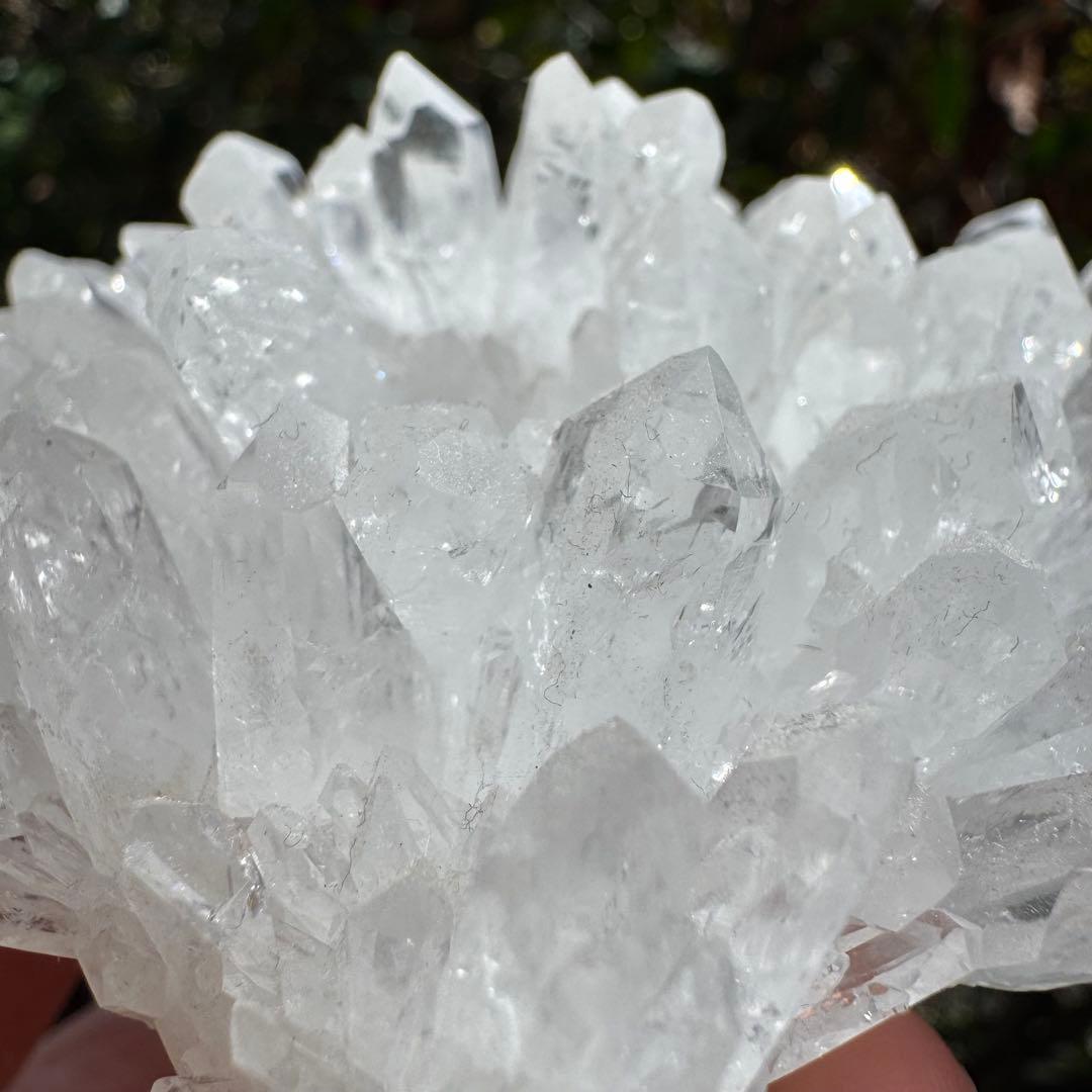 菊花水晶　四川省産　水晶クラスター　ブレス浄化にも